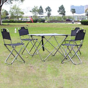 Muebles de campamento Silla plegable Accesorios para sentarse universales Adultos Niños Ajuste de asiento estable Sillas plegables para exteriores Muebles de jardínHKD230625