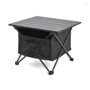 Mobilier de Camp bureau pliant Table de Camping pliable dîner en plein air pique-nique barbecue sac de rangement noir auto-conduite