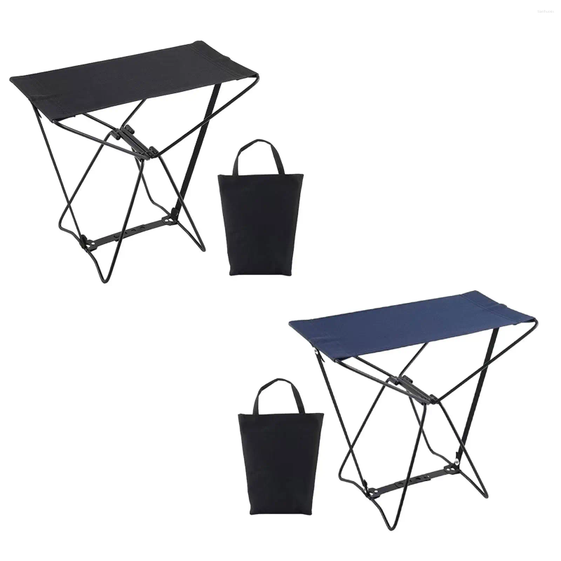 Camp Furniture Folding Stool Portable Camping Chair Outdoor Collapsible For Fishing Travel Hiking Garden