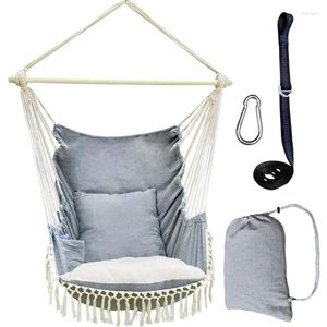 Camp Furniture Chaise hamac Swing ChairTas (Gris clair)