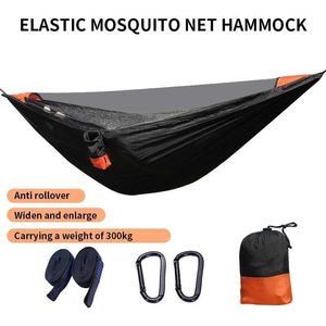 Meubles de camp suspendus hamac avec du camping moustique net adulte hamac extérieur militaire de haute qualité livraison gratuite y240423