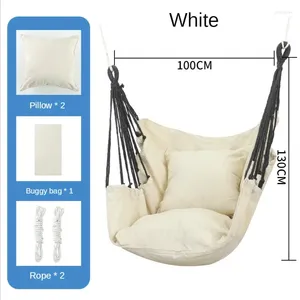 Mobilier de Camp suspendu balançoire toile chaise étudiant hamac extérieur avec oreiller Camping intérieur loisirs pour adultes