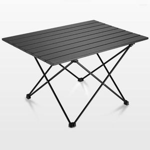 Table pliante lourde et porteuse pour activités de plein air, mobilier de camping, rangement facile, métal portable, aluminium blanc, 40x35x29cm