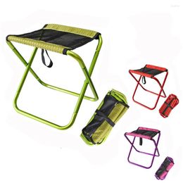 Camp Furniture HooRu Tabouret Pliant d'extérieur Tabourets de pêche de Plage Portables Chaise de Camping légère et Durable avec Sac de Transport pour la randonnée