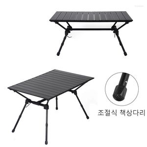 Table pliante de Camping ultra-léger Portable en alliage d'aluminium pour pique-nique et Barbecue