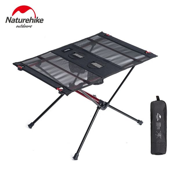 Mobilier de camp léger pliable en aluminium portable enroulable table de camping pliante extérieure patio table de pique-nique pliable en métal 231018