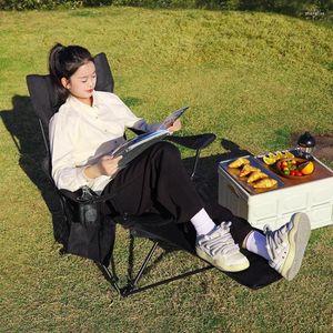 Mobilier de Camp chaise longue Portable réglable inclinable extérieur léger pliant Camping randonnée pêche