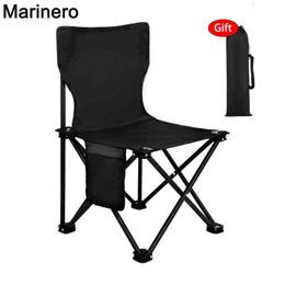 Camp Furniture Marinero Ultralight vouwstoel Camping Seat Picnic Portable Draag de Oxford Doekstoel Outdoor BBQ -stoelen 0909