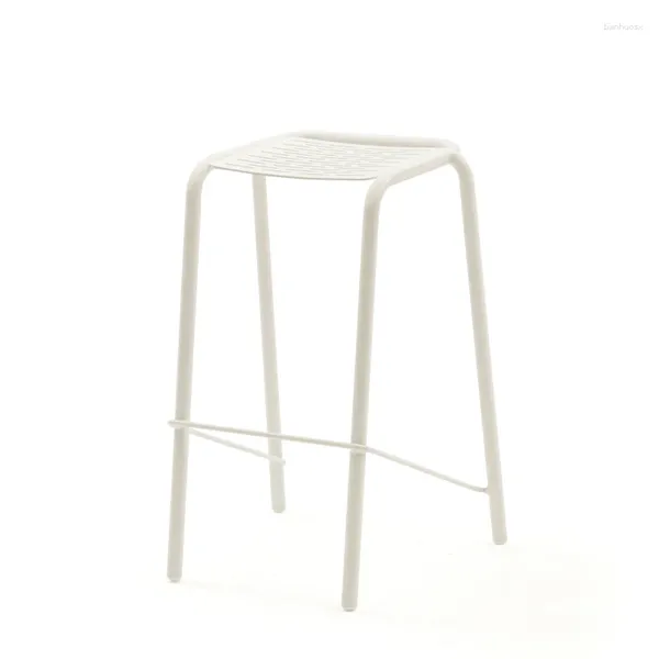 Taille en aluminium extérieure de chaise de bar de tabouret haut en métal de meubles de camp