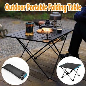 Camp Furniture Mini Ultra-Light Car Équipements de camping Cuisine Backpacking Picnic Table et accessoires Tables de pliage portables pliables Y240423