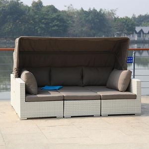 Kampmeubels Minimalistisch uniek ontwerp Outdoor Garden Luifel Sofa Sets in Modern Stylecamp Campcamp