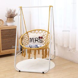 Camp Furniture Modern Noordse hangmat Veiligheid Hangstoel Swing Rope Ins Outdoor Indoor Tuinstoel voor volwassene