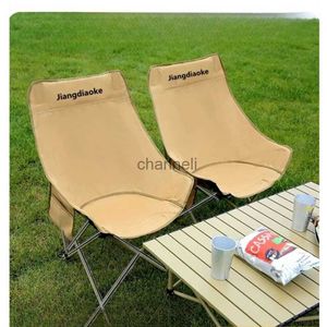 Meubles de Camp lune chaise pliante chaise de Camping Portable tabouret de pêche pique-nique inclinable YQ240315