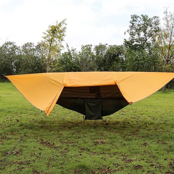 Hamac anti-moustiques 2 en 1, mobilier de Camping en plein air, auvent multifonctionnel, tente d'arbre, filet imperméable à la pluie