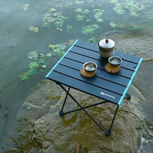 Mobilier de camping multifonctionnel Camping en plein air bureau pliant en alliage d'aluminium ameublement de table de barbecue portable