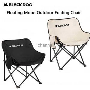Meubles de camp Naturehike Blackdog flottant lune chaise pliante extérieure 600D ultraléger portable pêche camping dossier siège tube en acier gras YQ240315