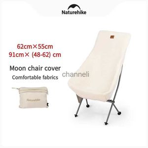 Camp Furniture Naturehike Camping Moon Housse de chaise portable confortable en cachemire doux pour la peau Housse de chaise thermique facile à enlever et à laver YQ240315