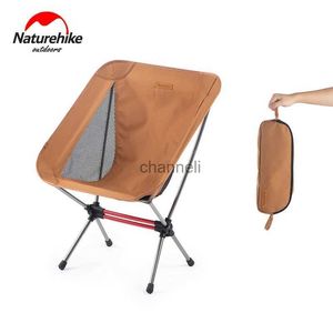 Kampmeubilair Naturehike Lichtgewicht draagbaar Compact Opvouwbaar Buiten Maanstoel Kamperen Vissen Picknick Strandstoel Rugleuning Kruk Voor BBQ YQ240315