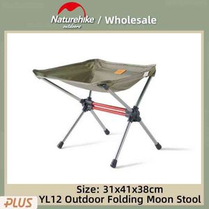 Mobilier de camping Naturehike extérieur chaise de lune pliante Camping pêche ultra léger Portable 600D Oxford tissu chaise pliante pique-nique BBQ lune tabouret 0909