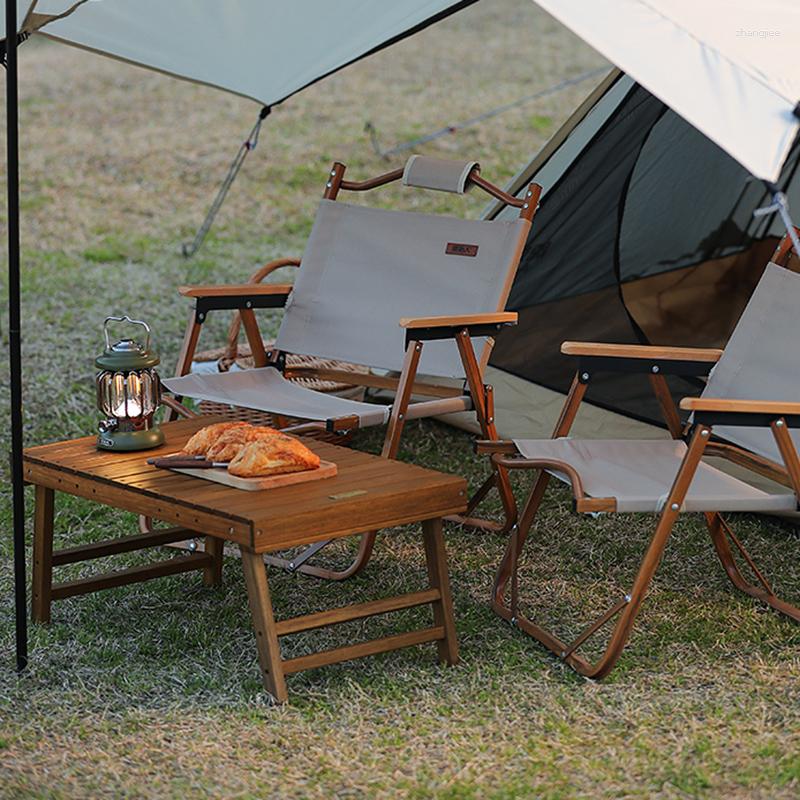 Camp Furniture Nordic Liten Outdoor Table Square Chair Balcony Turistförsörjning Camping Folding Garden Coffee Mesa PLEGABLE Bord