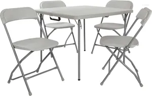 Camp Furniture Office Star Resin 5 pièces Table et chaise pliante de 5 pièces