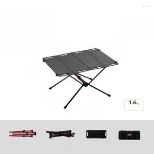 Kampmeubels Outdoor Aluminium Legering Tabel draagbare opvouwbare transparante tactische BBQ -picknickcamping