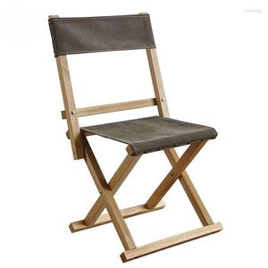 Mobilier de Camping en plein air, chaise pliante, tabouret en cuir, voiture, conduite autonome, loisirs en bois