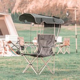 Mobilier de Camping en plein air, chaise pliante de loisirs, auvent de plage, pêche avec auvent, pont de croquis Portable