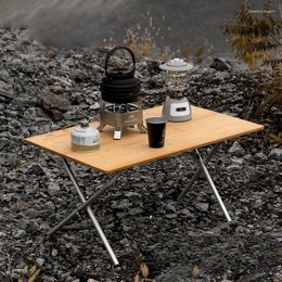 Kampmeubilair Outdoor Camping Tafel En Stoelen Set Draagbare Opvouwbare Nanzhu Tri-fold Familie Picknick Party Loempia