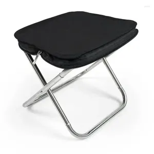 Chaise d'extérieur pliante Portable en acier inoxydable, mobilier de Camping, tabouret de pêche, siège, outils de randonnée, pique-nique