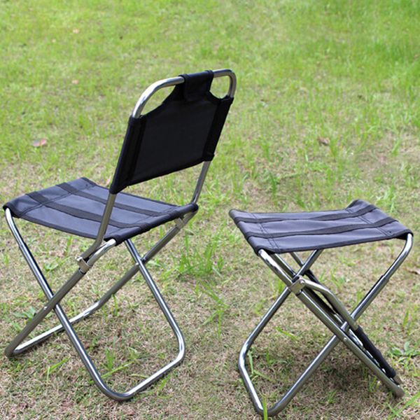 Meubles de camping chaise de pêche en plein air alliage d'aluminium tissu Oxford tabouret pliant Camping randonnée siège pliable 230606