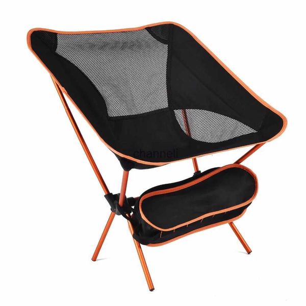 Muebles de campamento Silla de camping plegable para pesca al aire libre con tela Oxford 600D y aleación de aluminio 7075 para jardín, camping, playa, viajes, YQ240315