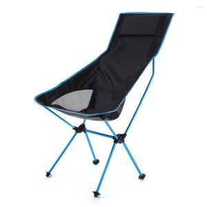 Mobilier de camping chaise pliable d'extérieur pliable, siège de pique-nique de plage portable, inclinable en alliage d'aluminium pour la pêche, barbecue, randonnée