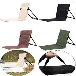 Meubles de camping chaise de camping pliante en plein air coussin de dossier confortable universel léger fournitures résistantes à l'usure