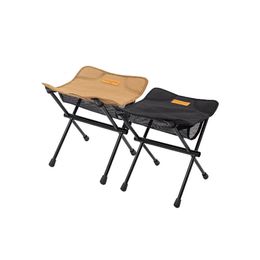 Kampmeubilair Outdoor Opvouwbare kampeerkrukken Draagbare maanstoel Ultralight aluminium Camping strandstoel Maza viskruk 231018