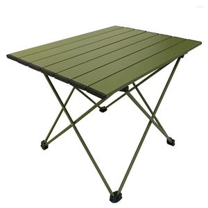 Meubles de Camp Table de Camping pliante en plein air Garden Party Barbecue Ultra-léger Portable en alliage d'aluminium Ameublement touristique