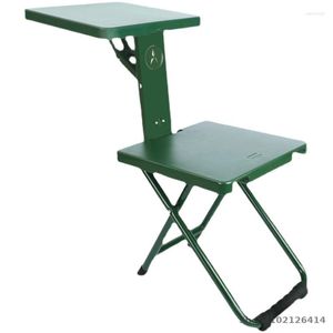 Kampmeubilair Outdoor Klaverkoel Leren draagbare camping ontlasting vissen maza multifunctioneel verdikking dual-gebruiker leger leger