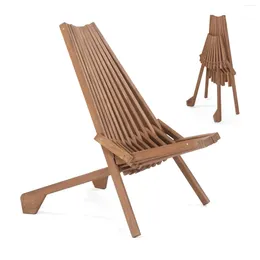 Camp Meubles en plein air chaise pliante basée ACACIA Lounge en bois pour balcon arrière