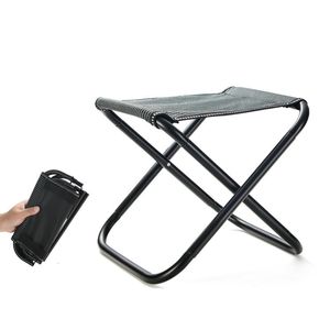 Mobilier de camping Tabouret pliant extérieur Chaises de pêche de camping Randonnée dans la nature Portable Voyage touristique ultra-léger File d'attente Équipements sans siège 230716