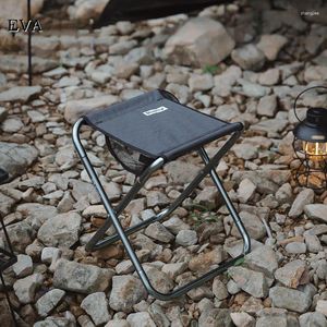 Mobilier de Camp tabouret pliant d'extérieur, chaise de Camping barbecue pêche randonnée, fournitures portables en aluminium