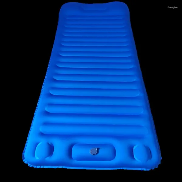 Matelas gonflable Portable de Type pédale, mobilier de Camping en plein air, herbe, pliable, pratique, tapis de tente résistant à l'humidité