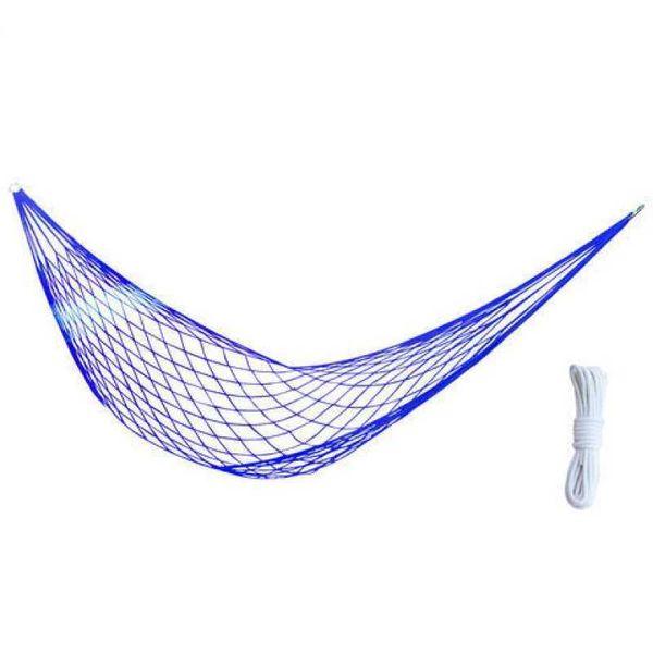 Camp Meubles Hamac Mesh Mesh Rope Swing Corde Adulte Strong Adulte Sanging Tree Hanging Chair Cradle Y240423