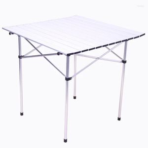 Camp Furniture Outdoor Leisure Portable Tourism Camping Picnic Beach Barbecue Multifunctionele vouw Aluminium tafel