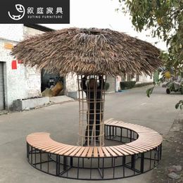 Camp Furniture Outdoor Leisure Thatched Pavilion Pavilion Advertis Big Tent Umbrella Sunshade Barbecue Shed