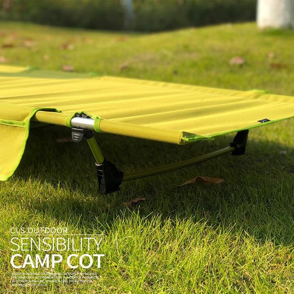 Mobilier de Camp extérieur léger lit pliant Portable Camping Simple escorte pause déjeuner loisirs BedCamp