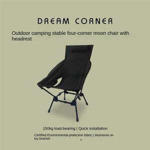 Mobilier de Camp chaise de lune en plein air chaise de plage de Camping en alliage d'aluminium matériel de toile chaise paresseuse Camping tabouret pliant outil de Camping livraison directe YQ240315