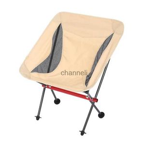 Mobilier de camp Chaise pliante extérieure multifonctionnelle en alliage d'aluminium, chaise de plage de loisirs, portable, ultra légère, chaise de lune, chaise de pêche YQ240315