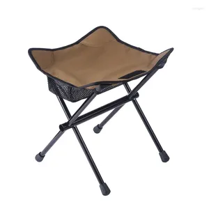Mobilier de Camp d'extérieur Portable en alliage d'aluminium, Mini chaise pliante, Camping Barbecue pêche, tabouret de croquis