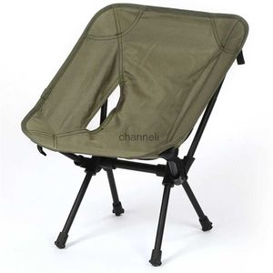 Kampmeubilair Buiten Draagbare Campingstoel Oxford Doek Opvouwbaar Verleng Zitting voor Vissen BBQ Picknick Strand Ultralight Stoelen Max Beer 150KG YQ240315