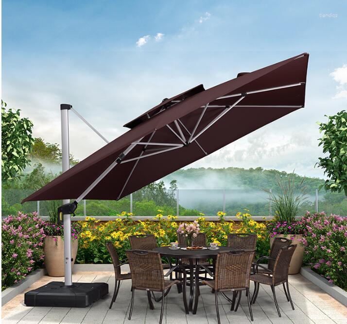 Mobilier de camping parasol extérieur cour romaine grand balcon terrasse jardin parasol en plein air